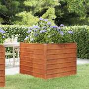 Corten Steel Raised Garden Bed 100x100cm | EXTG