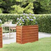 Corten Steel Raised Garden Bed 100x40x77cm | EXTG