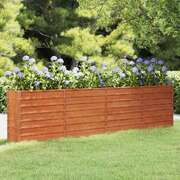 Corten Steel Raised Garden Bed 320cm Rusty | EXTG