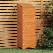 Garden Shed Brown Solid Wood