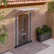 Door Canopy Polycarbonate 152.5cm Grey | EXTG