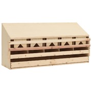 Chicken Laying Nest 5 Compartments Solid Pine Wood