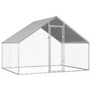 Outdoor Chicken Cage Galvanised Steel 'S