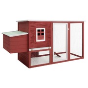 Chicken Cage Hen House-Red