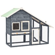 Rabbit Hutch Grey And White Solid Firwood
