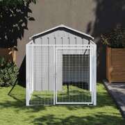 Steel Dog House Run Kennel Outdoor 117x201cm | EXTG