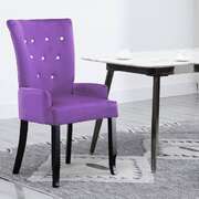 Armchair Purple Velvet