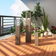 Garden Candle Stand Set 3 pcs Outdoor Lighting Torch Lantern