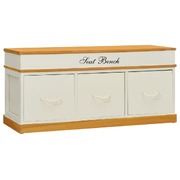 Storage Bench Shoe Cabinet Entryway Bench