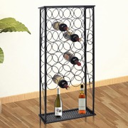 Wine Rack for 28 Bottles Metal