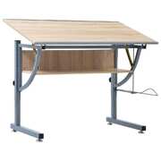 Teenager's Drafting Table Oak  MDF