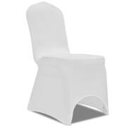 Chair Cover Stretch White 50 pcs
