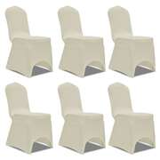 Chair Cover Stretch Cream 6 pcs