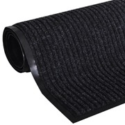 Black PVC Door Mat    