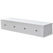 Four-drawer Cabinet White Wood