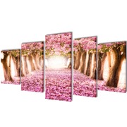Canvas Wall Print Set Cherry Blossom S    