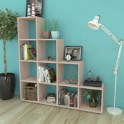 Staircase Bookcase/Display Shelf 142 cm Oak