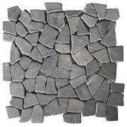 Mosaic Tiles 11 pcs Marble Black 1 m²