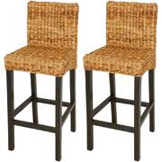 Bar Stools 2 pcs Abaca