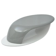 Coffee Table Fibreglass High Gloss Grey and White