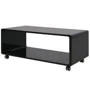 High Gloss Coffee Table Black