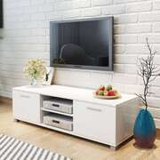 Tv Cabinet High-Gloss White 