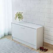 Shoe Storage Bench White 