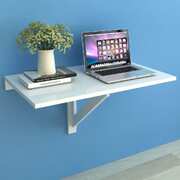 Folding Wall Table White 