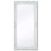Wall Mirror  Baroque Style White