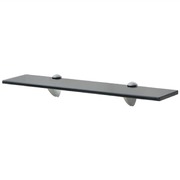 Floating Shelf Glass, Black