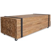 Coffee Table Teak 110x45x35 cm