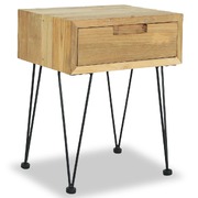Bedside Cabinet Solid Teak