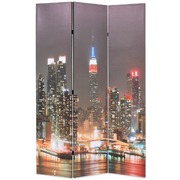 Folding Room Divider Privacy New York by Night