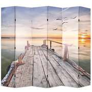 Folding Room Divider Lake