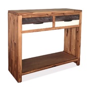 Console Table Solid Acacia Wood
