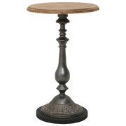 End Table Solid Fir Wood  Brown