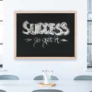 Wall-Mounted Blackboard Cedar Wood 60x80 cm