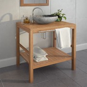 Bathroom, Vanity Cabinet Solid Teak 