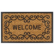 Doormat Coir and Rubber 45x75 cm