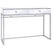 Mirrored Console Table Steel and Glass 