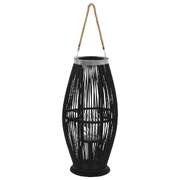 Hanging Candle Lantern Black 60 cm