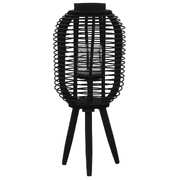 Freestanding Candle Lantern-black