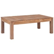 Coffee Table Beautiful Solid Teak Wood with Natural Finish