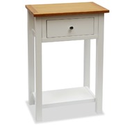End Table, Solid Oak Wood