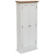 Media Storage Cabinet Solid Oak Wood