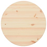 Table Top Natural Pinewood Round 25 mm 60 cm