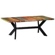 Dining Table Solid Reclaimed Wood Brown