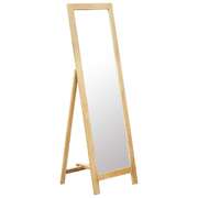 Freestanding Mirror Solid Oak Wood