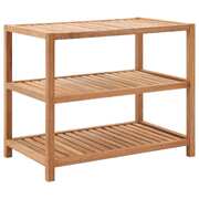 Bathroom Shelf Solid Walnut Wood 