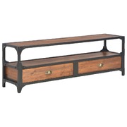 TV Cabinet with 2 Drawers pine wood